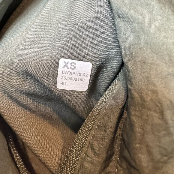 Lululemon Color Block Nylon Collared Jacket Retro Army Green/Black Size XS NWT - Picture 9 of 11